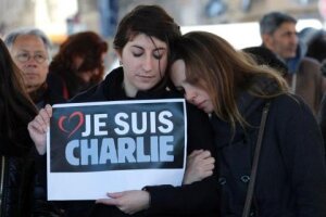 Charlie Hebdo, париж, франция, теракт, карикатура, марш единства