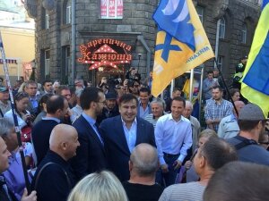 Саакашвили, Порошенко, Киев, столица, Украина, администрация, президент, политика, планы, губернатор, Одесса, Одесская область, митинг, протест, гражданство, Саакашвили в Киеве