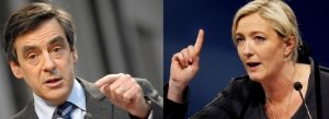 франсуа фийон, марин ле пен, франция, выборы президента, опрос, новости политики