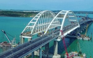 крымский мост, открытие, автомобильная часть, движение, грузовики, дата 