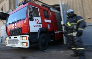 Москва, пожар, школа, дети
