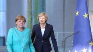Ангела Меркель, Тереза Мэй, Евросоюз, Видео, Скандал 