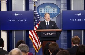 сша, белый дом, спайсер, санкции, россия, украина. донбасс