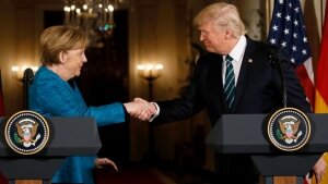 США, Германия, Дональд Трамп, Ангела Меркель, Встреча