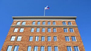 госдеп, российский флаг, консульство, дипмиссии,дипобъекты, науэрт