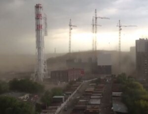Москва, ураган, разрушения, кран, смотреть фото, погода
