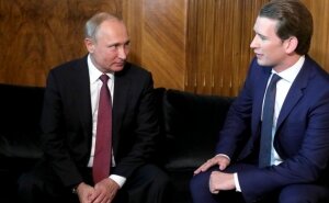россия, австрия, путин, курц, переговоры, вена, визит, украина, донбасс, конфликт, минские соглашения