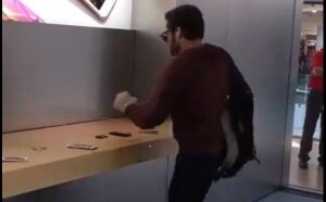 Новости Франции, Apple, Apple Store, iPhone, айфон, Эппл, происшествие, разгром айфонов