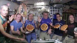 пицца, космос, МКС, космонавт, Паоло Несполи, итальянец, YouTube 