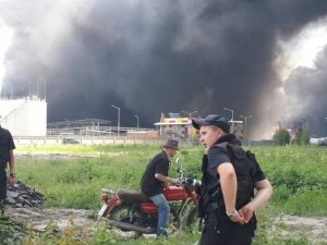 Украина, Киев, пожар, происшествия, техногенная катастрофа, общество