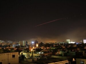 Сирия, авиаудар, происшествия, ракеты, общество, ПВО, аэродром, Дамаск, видео, ракеты, Израиль, ВВС