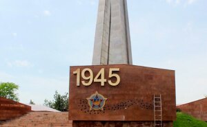 казахстан, георгиевские ленты, вов, монумент, день победы 