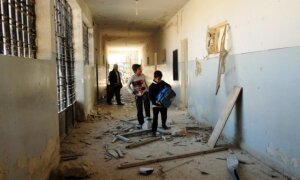 алеппо, сирия, война в сирии, происшествия, обстрел, школа, игил, боевики, терроризм, дети, жертвы