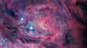 туманность лагуна, космос, фото, звезды