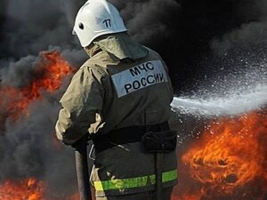 омск, пожар, больница, пожарные, мчс, эвакуация, 300 человек