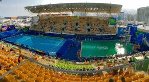 вода, бассейн, Олимпиада, окрашивание, спортсмены, Рио-де-Жанейро, организаторы, прыжки в воду, андрада, щелочь