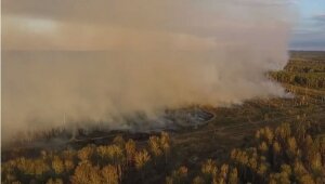 Россия, Удмуртия, Взрывы снарядов, МЧС, Пожар , Пугачево, видео, квадракоптер