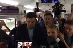 украина, саакашвили, перемышль, поезд, задержание, тимошенко 