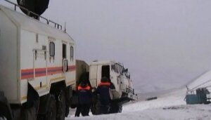 Тува, Ми-8, МЧС, снег, спасатели