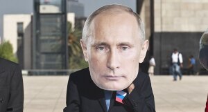 Владимир Путин, Марди Гра, жирный вторник, маска Путина, Париж, праздник, карнавал