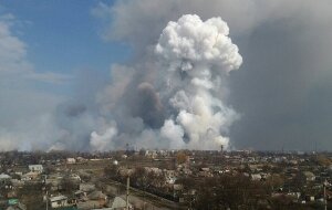 Украина, Донбасс, происшествия, взрывы, склад, Балаклея