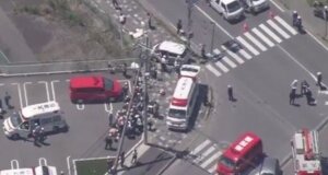 япония, дтп, авария, жертвы, пострадавшие, дети, новости дня, происшествия