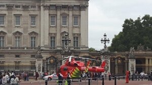 Букингемский дворец, Лондон, авария, вертолет, правоохранители, дворец, 