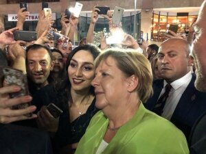 пашинян, меркель, встреча, армения, евросоюз, отношения, политика, фото