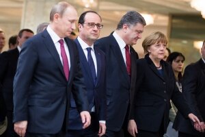 Петр Порошенко, Владимир Путин, Ангела Меркель, Франсуа Олланд, нормандский формат, встреча, переговоры, Россия, Украина, Франция, Германия