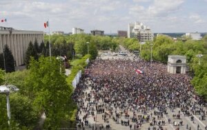 кишинев, происшествия, молдавия, политика, митинг, прямая видео-трансляция