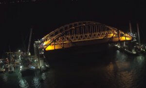крым, керчь, мост, автодорожная арка, видео, строительство, россия
