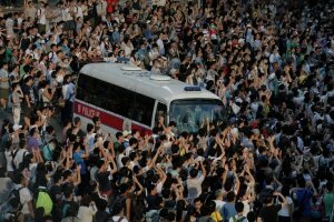 Лян Чжэньин, гонконг, протесты, митинг, китай, общество, происшествие, политика. переговоры
