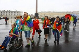 Санкт-Петербург, ВДВ, ЛГБТ, дворцовая площадь, митинг, сексменьшинства