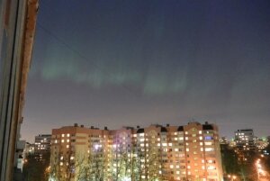 Северное сияния, Петербург, происшествия, видео, общество