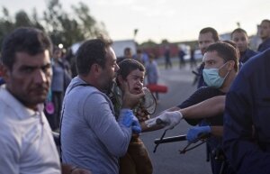 Будапешт, ​Венгерская полиция, перечный газ, мигранты, Сербия