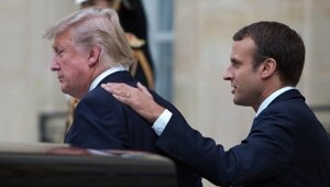 макрон, франция, трамп, сша, политика, рукопожатие