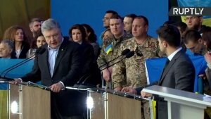 дебаты, порошенко, зеленский, олимпийский, стадион, вопросы, армия, донбасс, агрессия