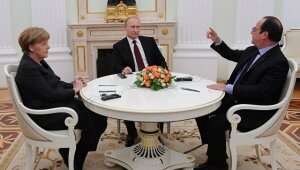 нормандский формат, Берлин, переговоры, встреча, Владимир Путин, Франсуа Олланд, Петр Порошенко, Ангела Меркель, Украина, Сирия
