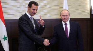 Россия, Владимир Путин, Башар Асад, Сирия, встреча, терроризм, российские военные, благодарность