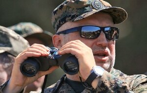 Александр Турчинов, Украина, Донецк, ДНР, украинский флаг, Моторола, Донбасс, Россия