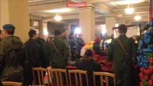 Моторола, Арсен Павлов, убийство, похороны, ДНР, Александр Захарченко, гроб, тело, лифт, взрыв