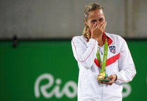 Моника Пуиг, анжелика кербер, пуэрто-рико, ои-2016, теннис, медаль, олимпийские игры