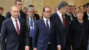 Новости Германии, встреча нормандской четверки, переговоры в нормандской формате, Путин, Олланд, Меркель, Порошенко, конфликт в Донбассе, 19 октября, видео, прямая трансляция, Берлин, сегодня