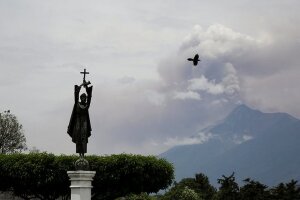 гватемала, вулкан, извержение, жертвы, происшествия, кадры