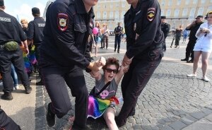 россия, санкт-петербург, полиция, митинг, лгбт, активисты 