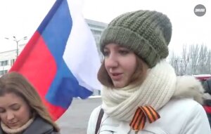 донецк, днр, акция, георгиевская ленточка