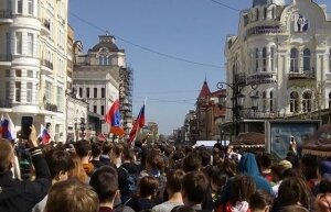 россия, алексей навальный, митинг, акция, кадры, фото, 5 мая, подробности