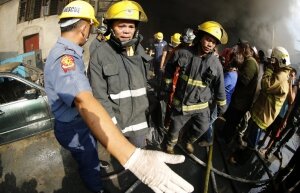 пожар, общество, жертвы, филиппины, обувная фабрика, происшествие