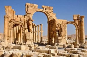 Сирия, война в Сирии, Пальмира, смотреть видео, полет над Пальмирой, ИГИЛ, освобождение Пальмиры