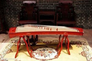 китай, наука, раскопки, китайский музыкальный инструмент цитра